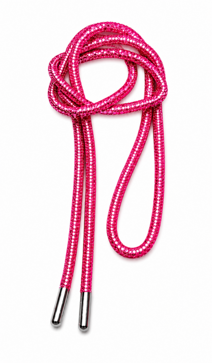 Pink Swarovski Crystal Drawstrings