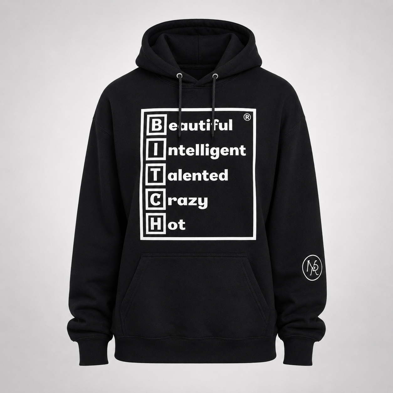 BITCH Hoodie (Black) - Image 2