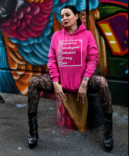 BITCH Hoodie (Pink)