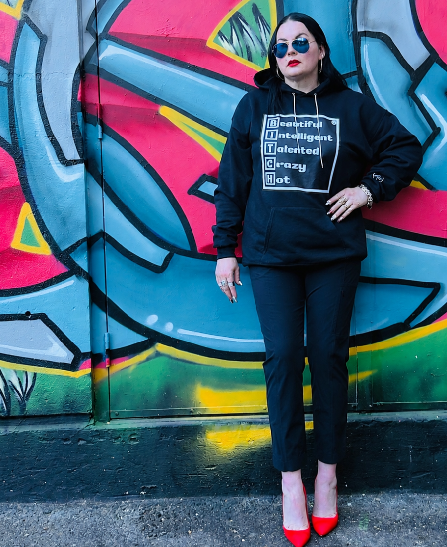 BITCH Hoodie (Black) - Image 3